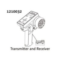 Absima Transmitter & Receiver Set with Gyro 1210032
