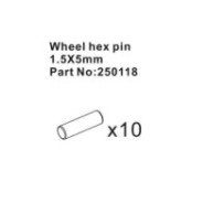 Absima Wheel Hex Pins 1.5*5mm 10 HBP250118
