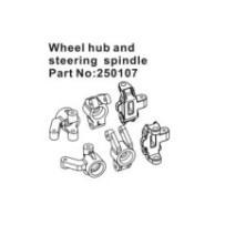 Absima Wheel Hub & Steering Spindle Set HBP250107