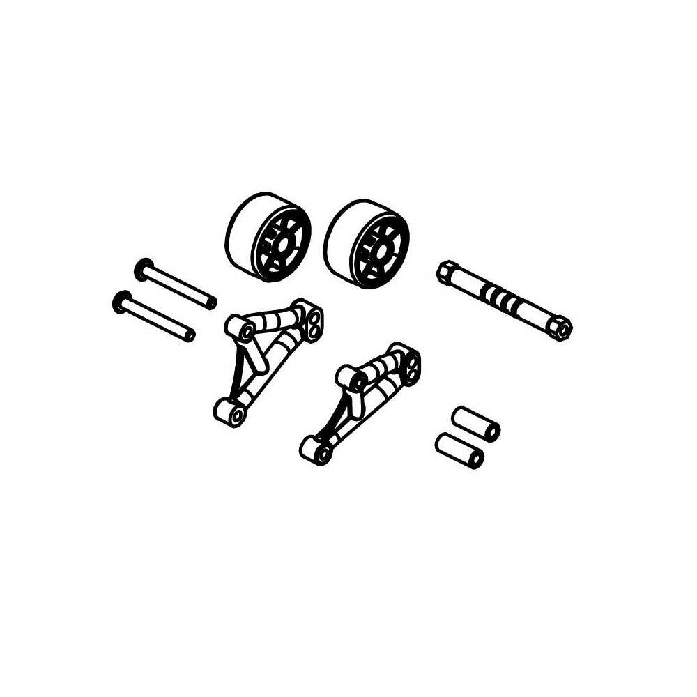 Absima Wheelie Bar Set 1610146 Absima Wheelie Bar Set 1610146