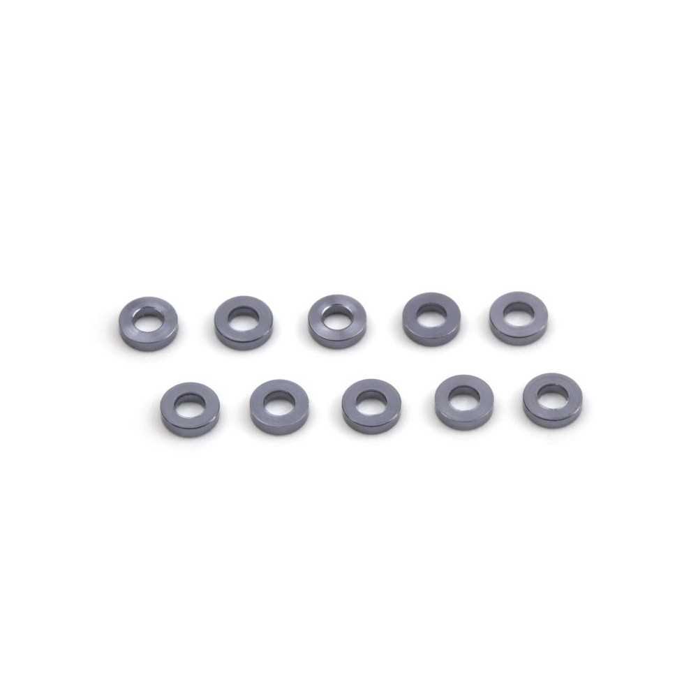 Maverick Aluminum Shim 4x1.4x1mm Gunmetal-10pcs MV150835 Maverick Aluminum Shim 4x1.4x1mm Gunmetal-10pcs MV150835