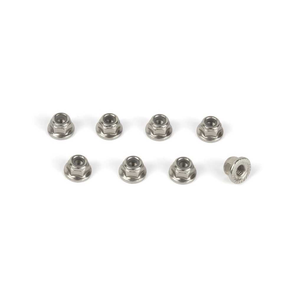 Maverick Flanged Lock Nut M4 8pcs MV151130 Maverick Flanged Lock Nut M4 8pcs MV151130