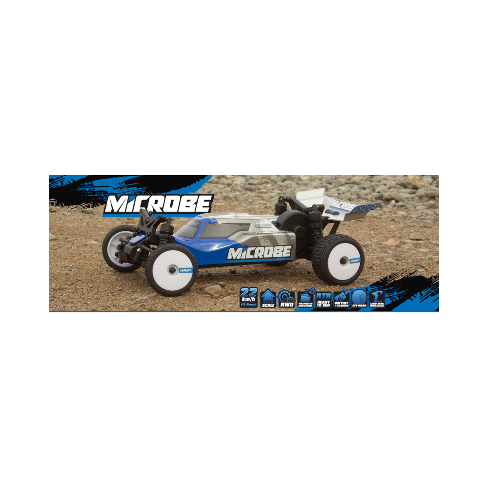 Maverick Maverick Microbe 1-24th Buggy Blue MV150800 Maverick Maverick Microbe 1-24th Buggy Blue MV150800