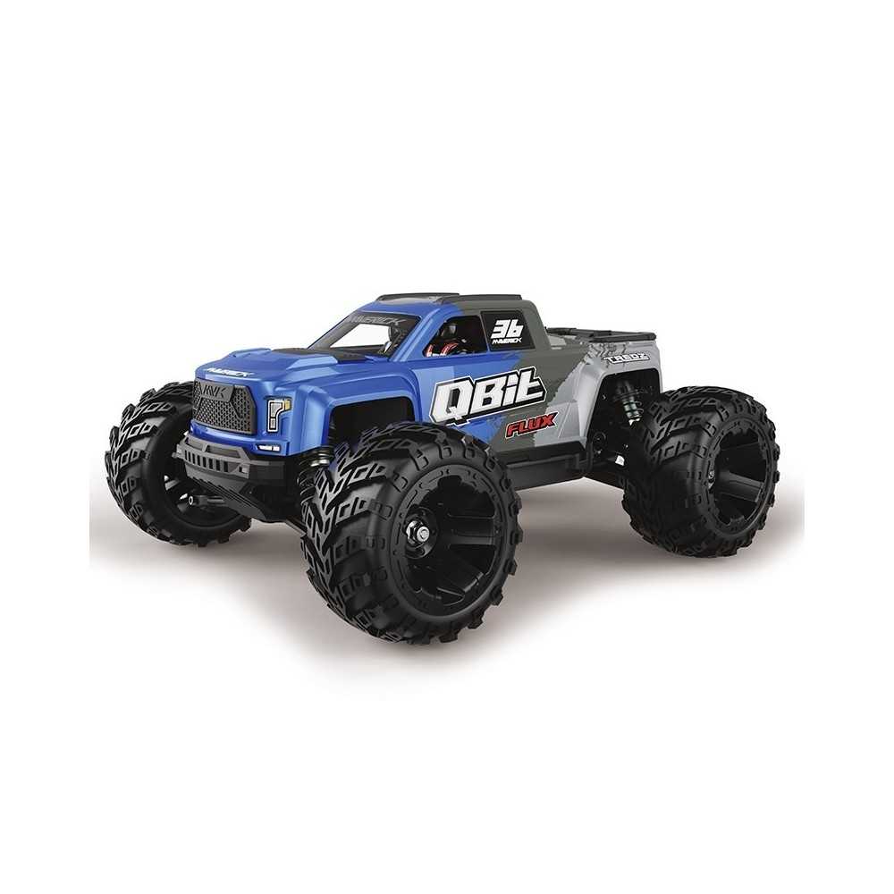 Monster truck Maverick Qbit Flux MT 1/16 azul