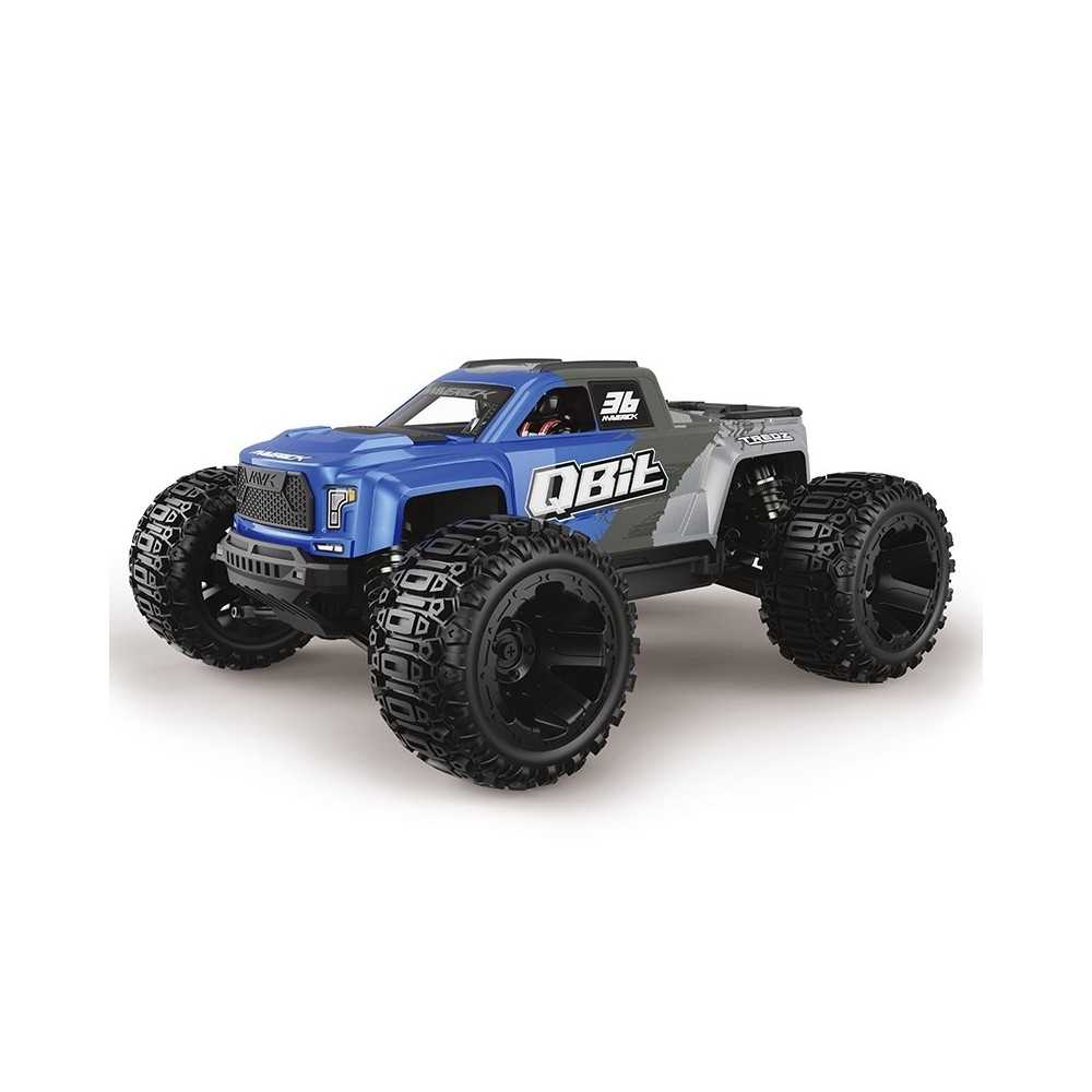 Maverick Maverick Qbit MT 1-16th Monster Truck Blue MV151000 Maverick Maverick Qbit MT 1-16th Monster Truck Blue MV151000