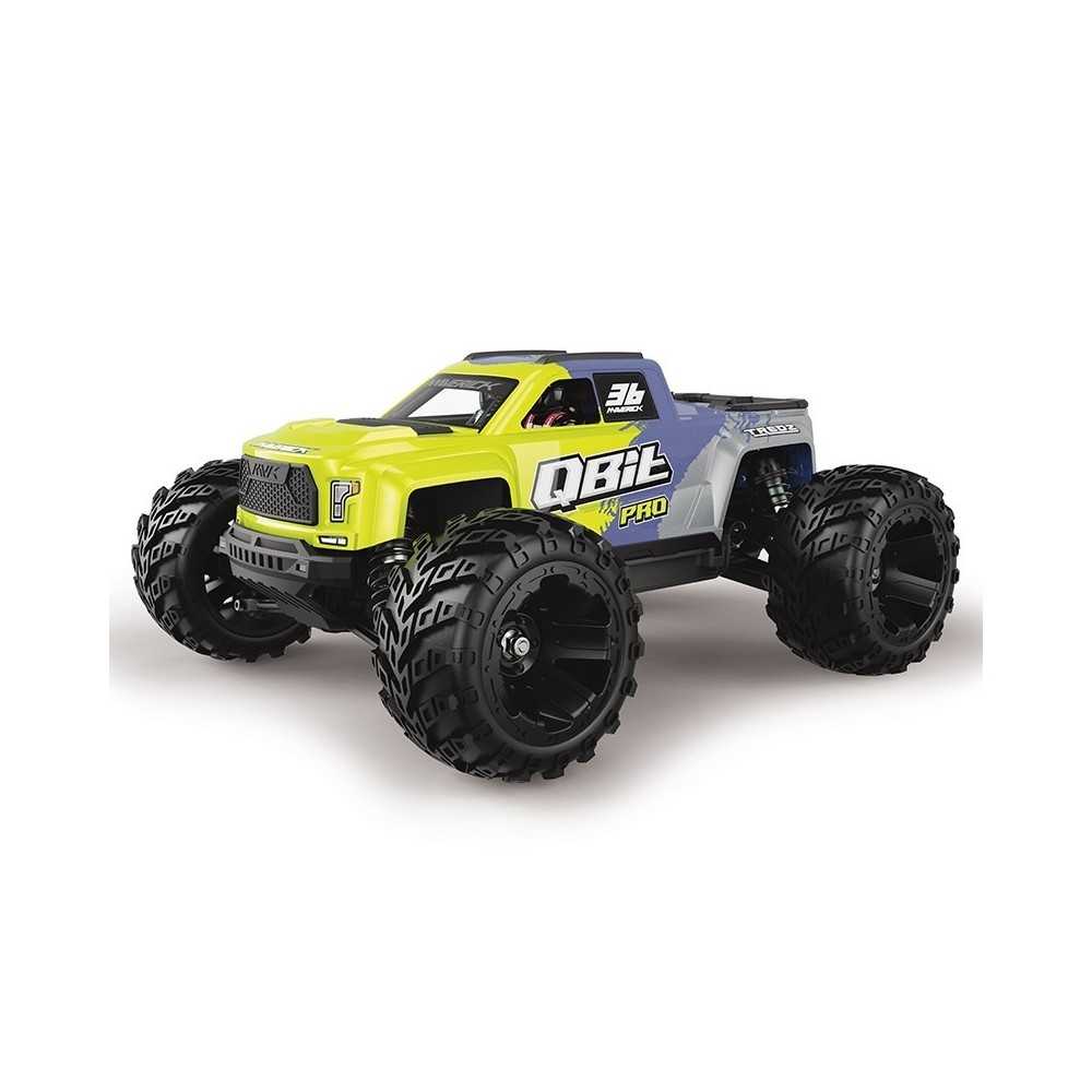 Maverick Maverick Qbit Pro MT 1-16th Monster Truck Fluoro Green MV151002 Maverick Maverick Qbit Pro MT 1-16th Monster Truck Fluoro Green MV151002
