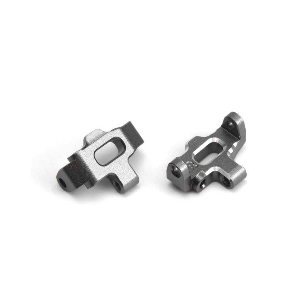 Maverick Maverick RC Aluminum C-Hub Set Left-Right-Grey MV150857