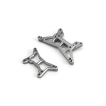 Maverick Maverick RC Aluminum Shock Tower Set Front-Rear-Grey MV150860