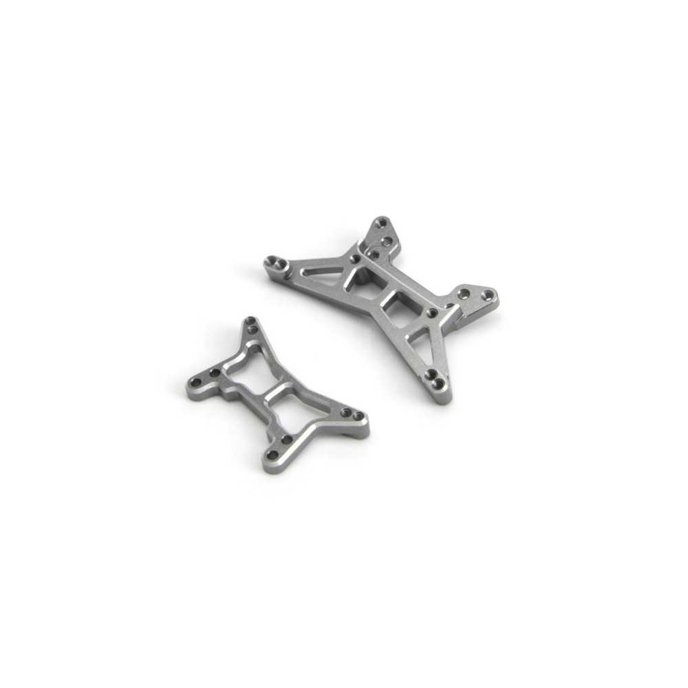 Maverick Maverick RC Aluminum Shock Tower Set Front-Rear-Grey MV150860 Maverick Maverick RC Aluminum Shock Tower Set Front-Rear-Grey MV150860