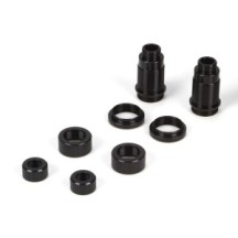 Losi Front Shock Body Set Aluminum Black: Mini 8IGHT LOSB1911