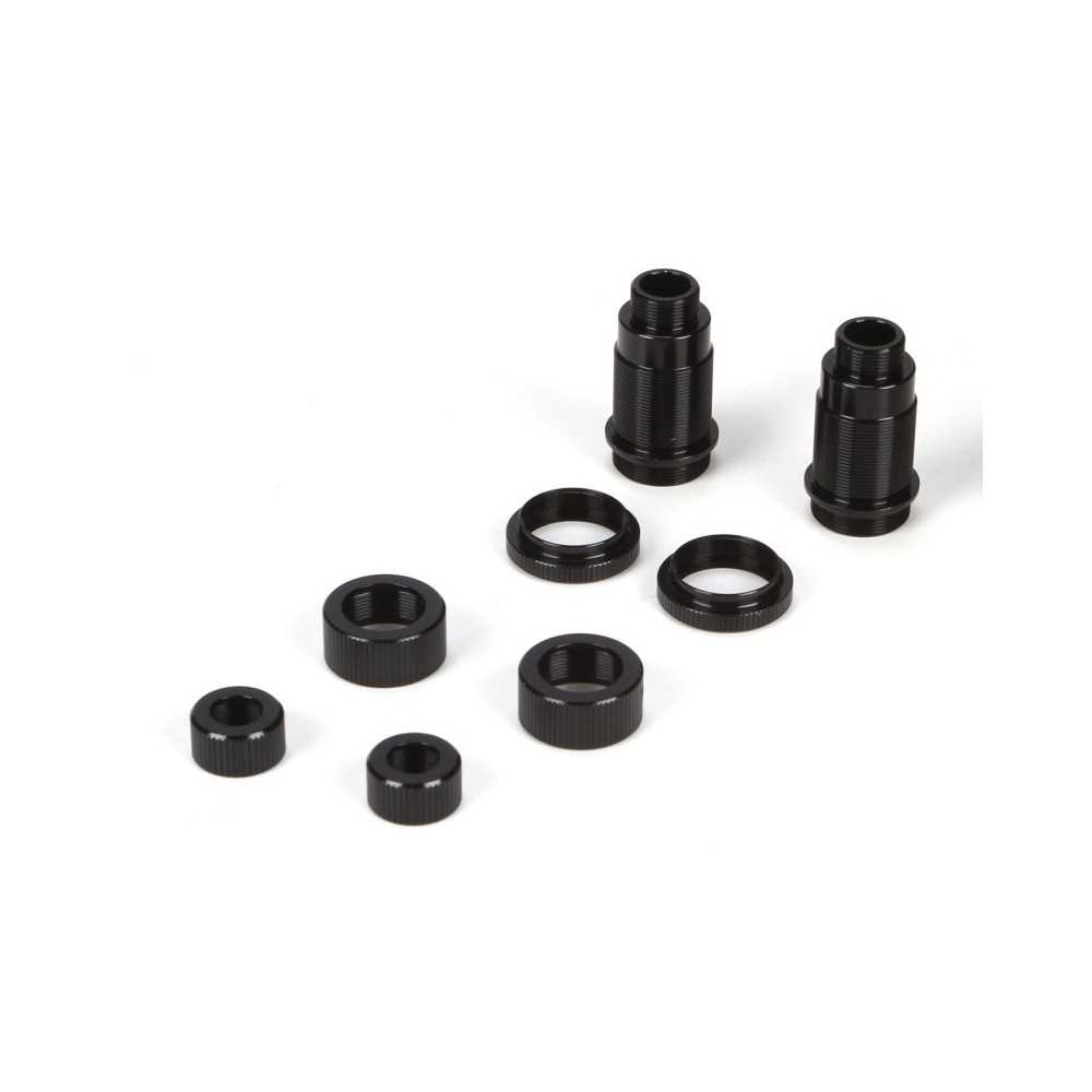 Losi Front Shock Body Set Aluminum Black: Mini 8IGHT LOSB1911 Losi Front Shock Body Set Aluminum Black: Mini 8IGHT LOSB1911