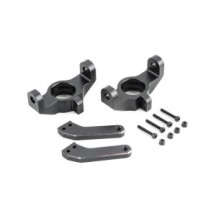 Losi Front Spindle Set Black Aluminum: MTXL LOS254032