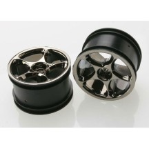 Llantas Tracer 2.2 cromo negro traseras Traxxas TRX2472A