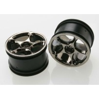 Llantas Tracer 2.2 cromo negro traseras Traxxas TRX2472A