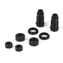 Losi Rear Shock Body Set Aluminum Black: Mini 8IGHT LOSB1912