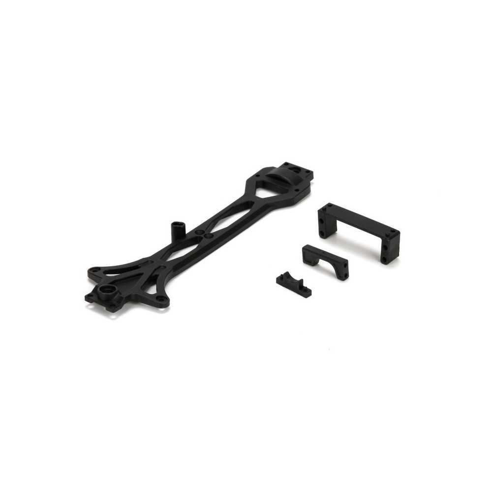 Losi Upper Deck and Support Set: Mini 8 AVC LOS211006 Losi Upper Deck and Support Set: Mini 8 AVC LOS211006