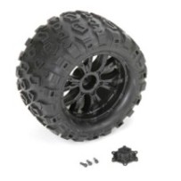 Losi Wheel and Tire Mounted 2: TEN MT LOS43010