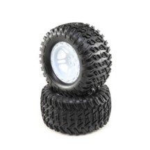 Losi Wheels and Tires Mounted 2: TENACITY MT LOS43017