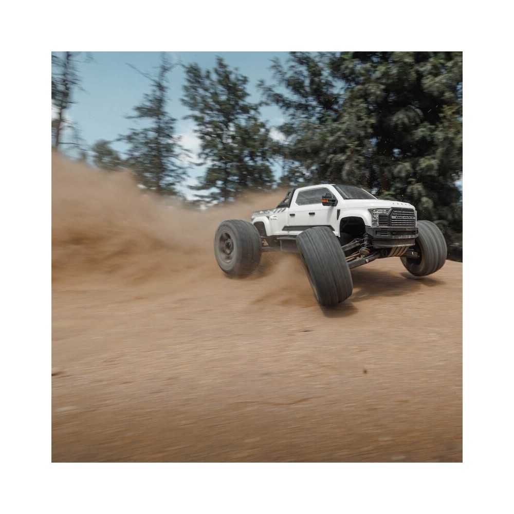 Arrma 1-7 BIG ROCK 6S 4X4 RTR Brushless Monster Truck White ARA7612T3 Arrma 1-7 BIG ROCK 6S 4X4 RTR Brushless Monster Truck White ARA7612T3