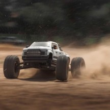 Arrma 1-7 BIG ROCK 6S 4X4 RTR Brushless Monster Truck White ARA7612T3