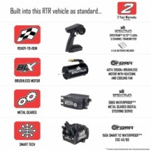 Arrma 1-7 BIG ROCK 6S 4X4 RTR Brushless Monster Truck White ARA7612T3