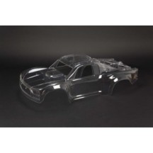 Arrma 1-7 Clear Body with Decals: MOJAVE 6S BLX ARA411001