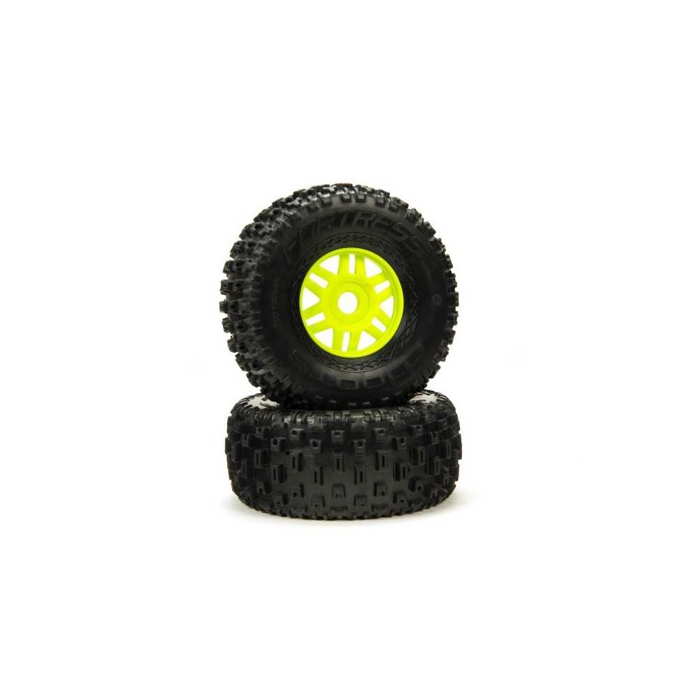 Arrma 1-7 dBoots Fortress Front-Rear 2.4-3.3 Pre-Mounted Tires 17mm Hex Green 2 ARA550068 Arrma 1-7 dBoots Fortress Front-Rear 2.4-3.3 Pre-Mounted Tires 17mm Hex Green 2 ARA550068