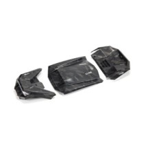 Arrma 1-7 Exterior Body Panels Painted Black Camo: FIRETEAM ARA411023