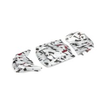 Arrma 1-7 Exterior Body Panels Painted White Camo: FIRETEAM ARA411022