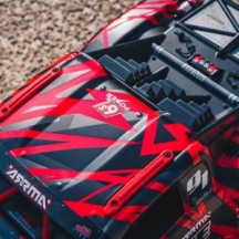Arrma 1-7 MOJAVE 6S 4X4 RTR Brushless Desert Truck Red-Black ARA7604V2T2