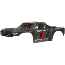 Carrocería pintada Arrma Senton 1/7 6S BLX negra y verde