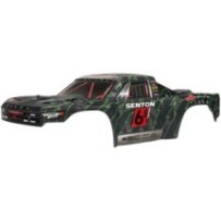 Arrma 1-7 Painted Body Black-Green: SENTON 6S BLX ARAC3409