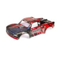 Arrma 1-7 Painted Body Black-Red: MOJAVE 6S BLX ARA411004