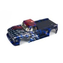 Arrma 1-7 Painted Body Blue-Red: INFRACTION 6S BLX ARA410005