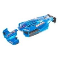 Arrma 1-7 Painted Body Matte Blue: LIMITLESS 6S BLX ARA410004