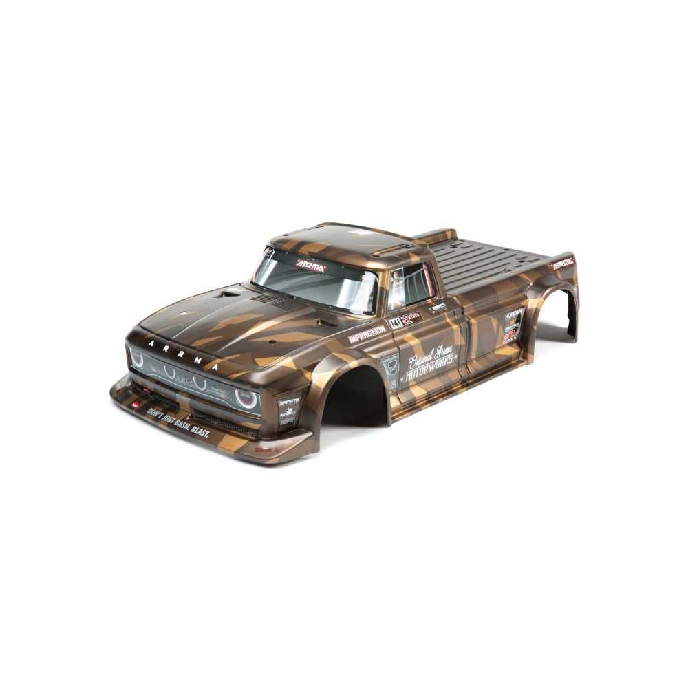 Arrma 1-7 Painted Body Matte Bronze Camo: INFRACTION 6S BLX ARA410002