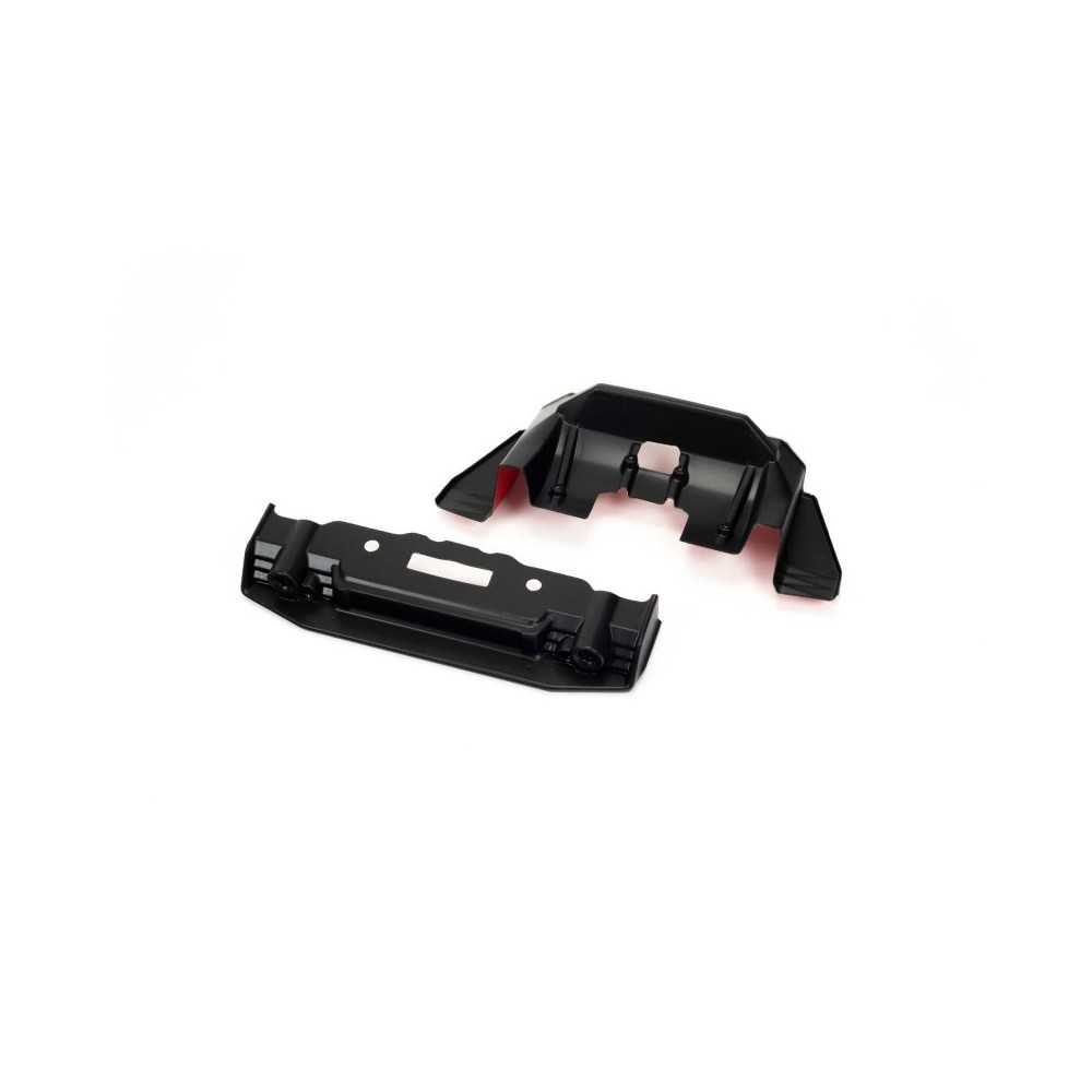 Arrma 1-7 Painted Splitter And Diffuser Black and Red: FELONY 6S BLX ARA410008 Arrma 1-7 Painted Splitter And Diffuser Black and Red: FELONY 6S BLX ARA410008
