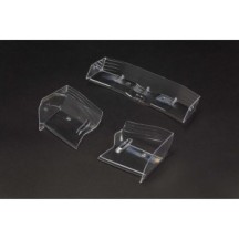 Arrma 1-7 Wing Set Clear: Limitless 6S BLX ARA480025