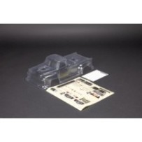 Arrma 1-8 Clear Body with Decals and Window Mask: NOTORIOUS 6S BLX V6 ARA-1540
