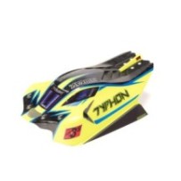 Arrma 1-8 Clipless Painted Decaled Body Yellow-Blue: TYPHON 4X4 ARA406172