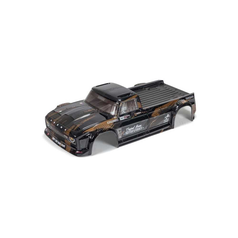 Arrma 1-8 Finished Body Black-Gold: INFRACTION ARA414007 Arrma 1-8 Finished Body Black-Gold: INFRACTION ARA414007