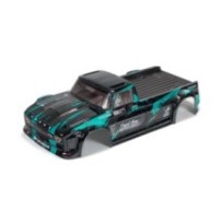 Arrma 1-8 Finished Body Black-Teal: INFRACTION ARA414008