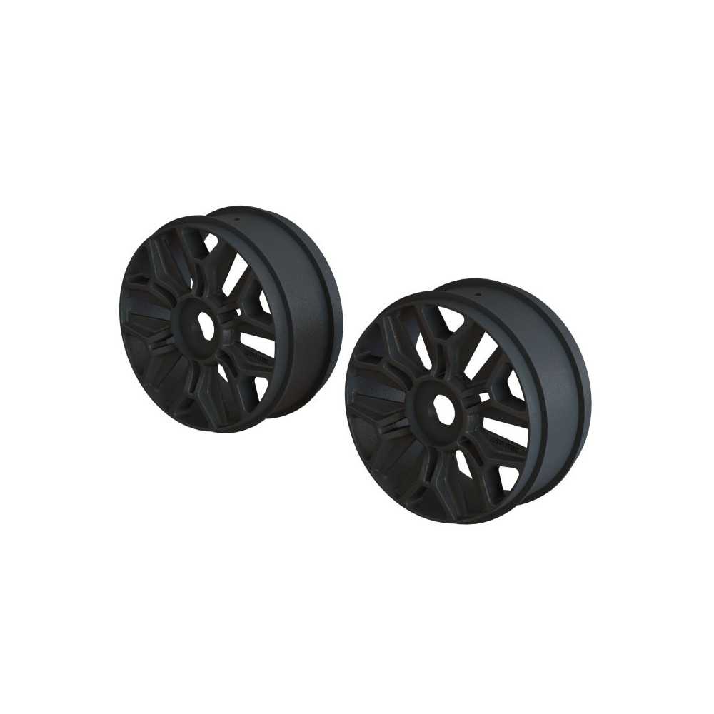 Arrma 1-8 Front-Rear Buggy 3.3 Wheel 17mm Hex Black 2 ARA510120 Arrma 1-8 Front-Rear Buggy 3.3 Wheel 17mm Hex Black 2 ARA510120