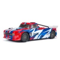 Arrma 1-8 INFRACTION 4X4 RTR Brushed All-Road Street Bash Battery & Charger Included Red-Blue ARA4215V3BIT1