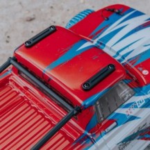 Arrma 1-8 INFRACTION 4X4 RTR Brushed All-Road Street Bash Battery & Charger Included Red-Blue ARA4215V3BIT1