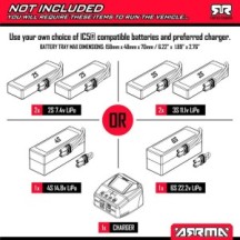 Arrma 1-8 KRATON 6S EXB 4X4 RTR Brushless Speed Truck BLACK ARA8708V6T1