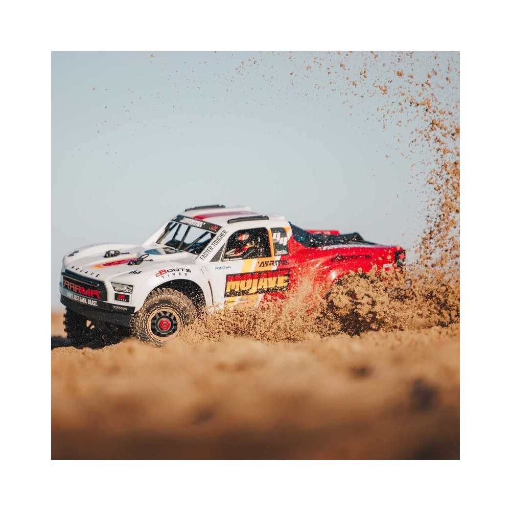 Arrma 1-8 MOJAVE 4S 4X4 RTR Brushless Desert Truck White-Red ARA4404T1 Arrma 1-8 MOJAVE 4S 4X4 RTR Brushless Desert Truck White-Red ARA4404T1