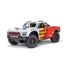 Camión desértico Arrma MOJAVE 4S 4X4 RTR blanco y rojo ARA4404T1