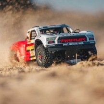 Arrma 1-8 MOJAVE 4S 4X4 RTR Brushless Desert Truck White-Red ARA4404T1