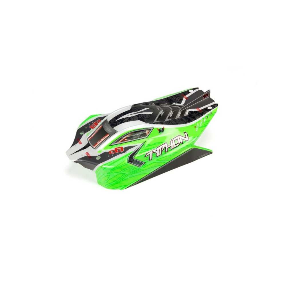 Carrocería verde Arrma Typhon 4X4 BLX ARA402272